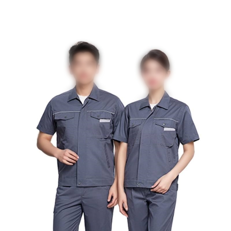 吾卫世 夏季工作服 短袖F1-F8 /套高清大图