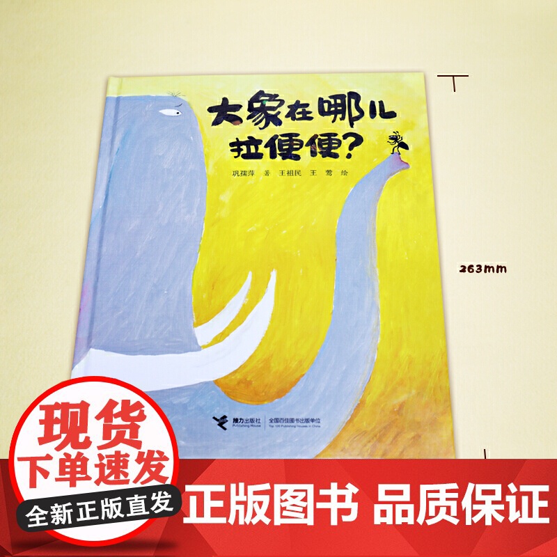 正版童书 大象在哪儿拉便便?高清大图