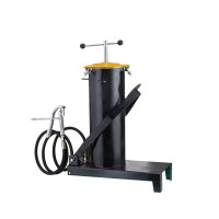 得力工具DL2600 脚踏式注油器6L脚踩式高压黄油机脚踏黄油枪注油机