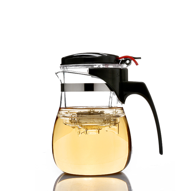 常生源 整套玻璃茶具 耐热防爆功夫茶具 玻璃茶壶 玻璃杯 一壶两杯 玲珑胖套组