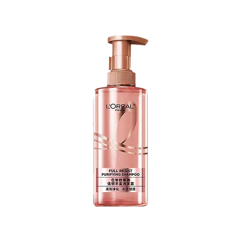 欧莱雅(LOREAL)强韧柔顺洗护发套装(洗440ml+护440ml)生姜洗发水护发素防断发丰盈高清大图