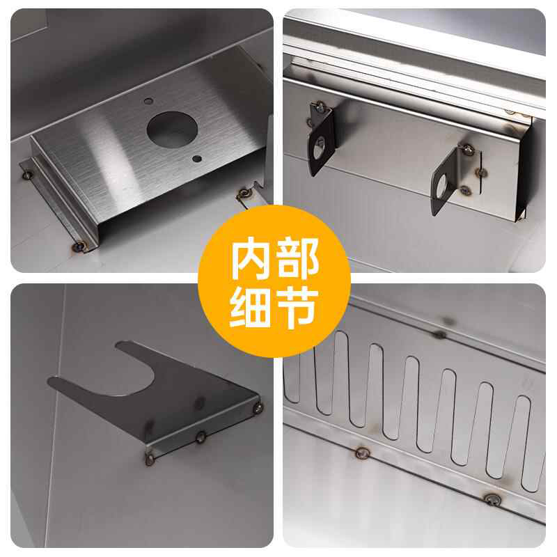 晨以橙 不锈钢消火栓箱 1000*700*240mm 个高清大图