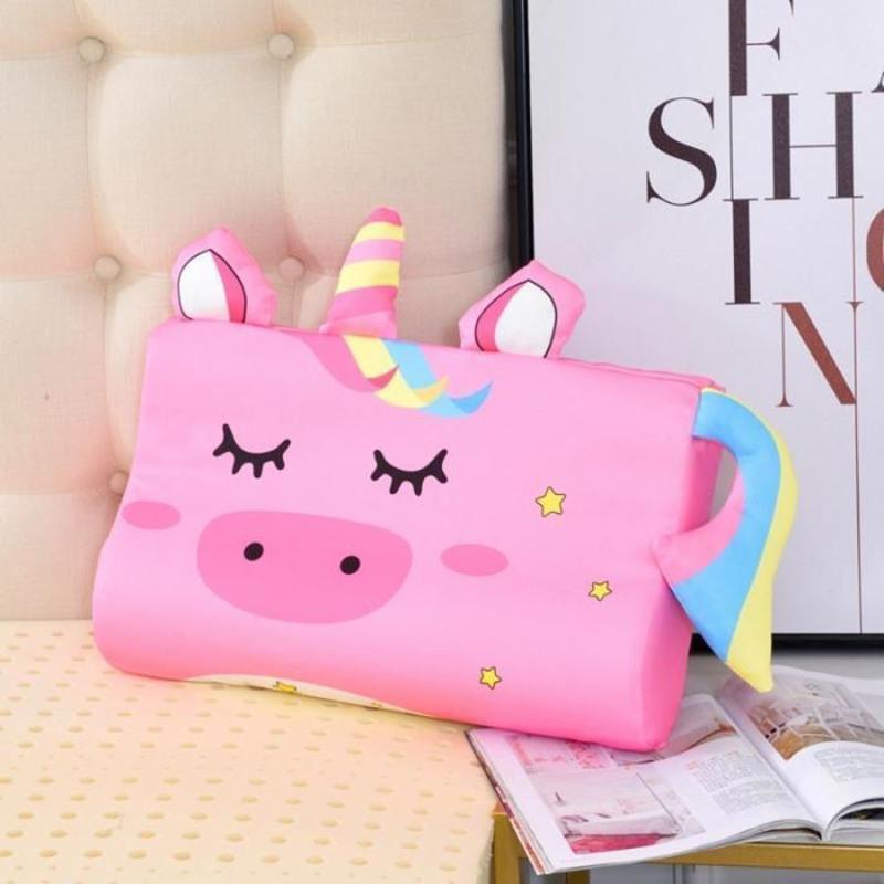 儿童枕头四季通用全棉可拆洗卡通幼儿园小孩宝宝学生小枕头冰丝 迷你