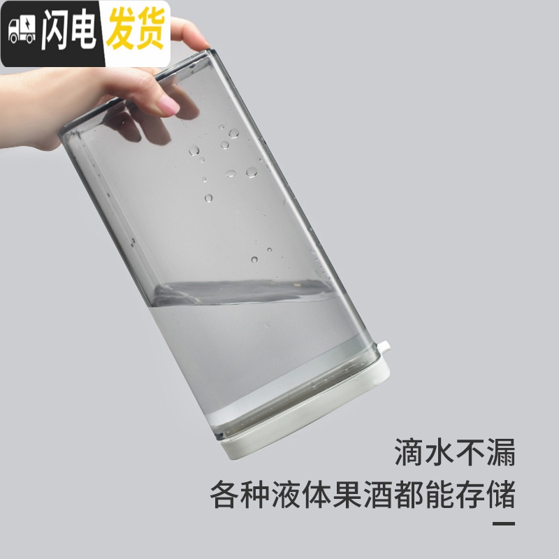 三维工匠保鲜盒冰箱专用食品级储物盒塑料密封长方形水果冷冻整理收纳盒子高清大图
