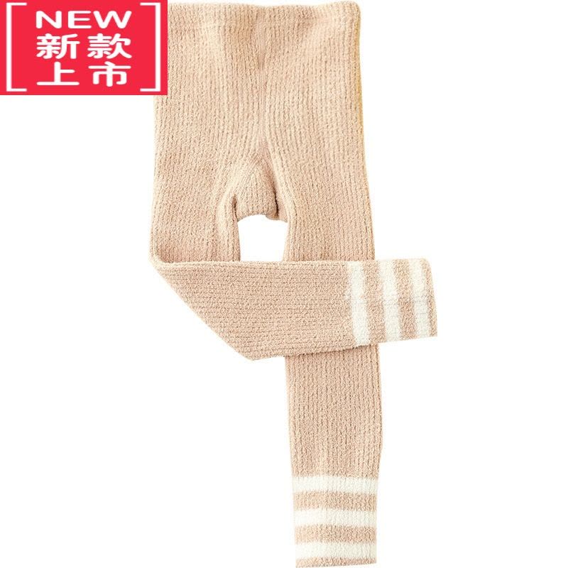 可莉允婴儿打底裤秋款胖宝宝薄绒A类棉质大pp珊瑚绒保暖裤中小男女童裤图片