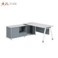 质凡办公家具老板办公桌总监经理桌简约经理桌办公室家具总裁桌子单人办公桌椅组合