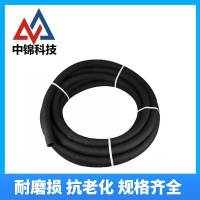 中锦科技 黑色夹布橡胶管输水管 内径25mm (1寸) 3层线 米