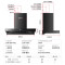 万家乐(Macro)欧式顶吸抽油烟机 22立方大吸力双塔拢烟双进风系统直吸瞬净不跑烟 挥手感应智旋爆风洗 T4R1