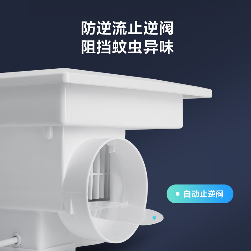 美的换气扇卫生间排气扇强力音静抽风机吸顶式集成吊顶排风扇卫生间家用换气扇排风扇官方正品高清大图