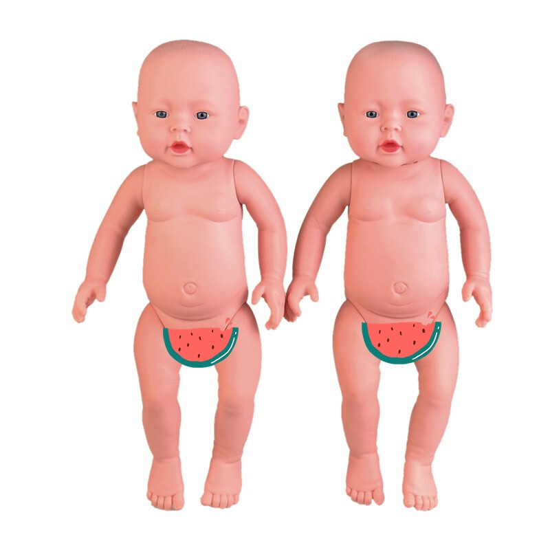 仿真婴儿洋娃娃软胶家政月嫂推拿培训洗澡儿娃娃模型教具儿童玩具41