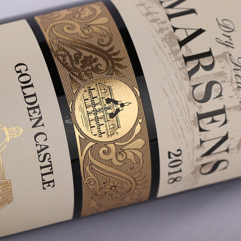 法国美森堡金色城堡干红葡萄酒750ml