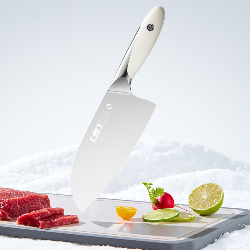 张小泉厨刀175mm简约大气锋利大师印和田雪系列D100143高清大图