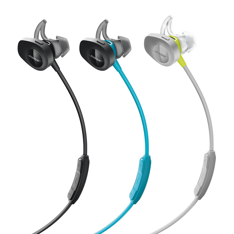 Bose SoundSport无线耳机蓝牙防汗运动耳麦入耳式 蓝色