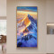 维诺亚金山画靠山图高端进门玄关装饰画入户门正对墙挂画山画靠山画