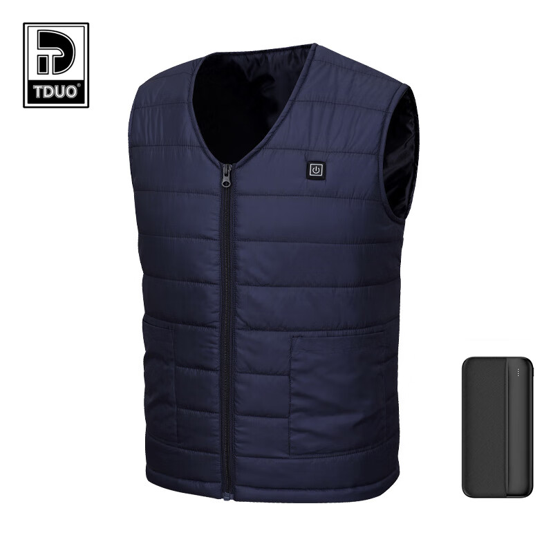 Tduo保暖防寒发热马甲N19 件 L 蓝色