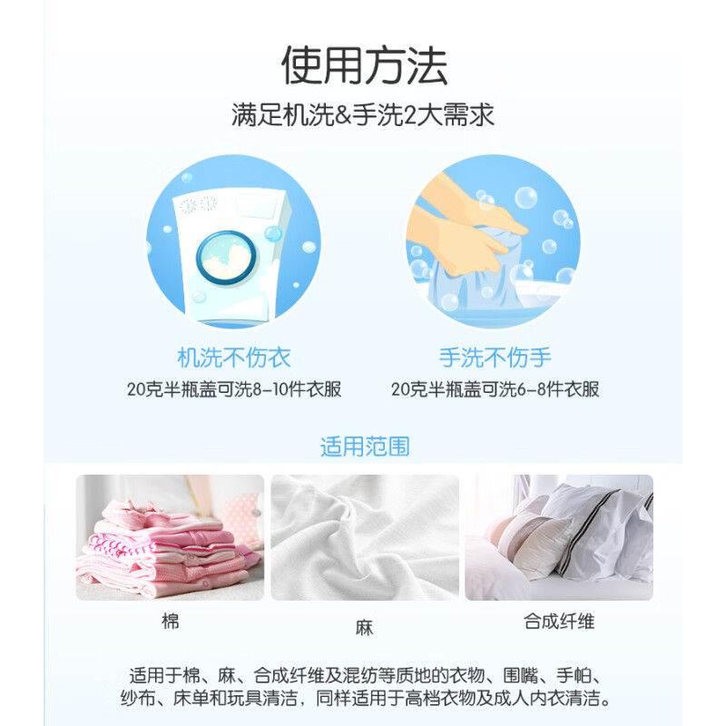 立白婴元素婴幼儿除菌除螨洗衣液2kg/瓶 -高清大图