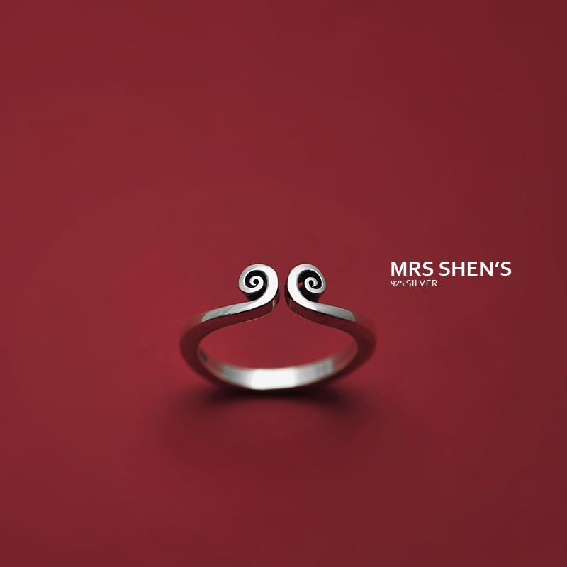 指环悟空至尊宝大圣紧箍咒复古情侣对戒食指戒指潮送女朋友七夕情人节