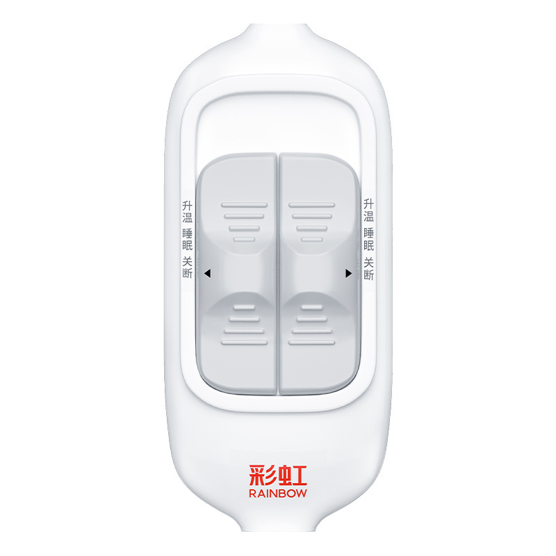 彩虹(RAINBOW)电热毯(1.8米*1.5米)双人双控家用防水电褥子定温除湿安全非水暖毯B1518H-48-A