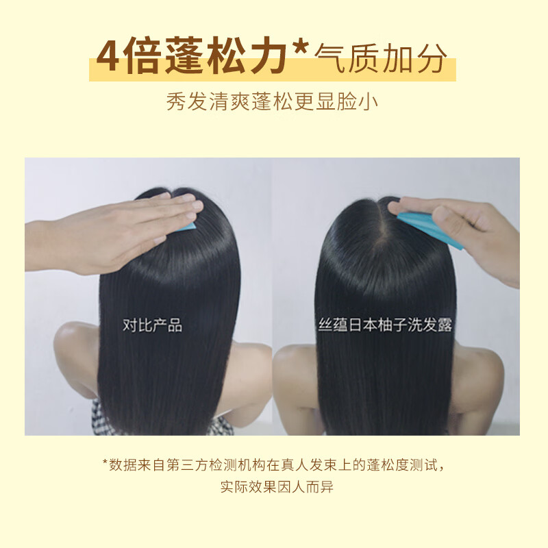 SYOSS丝蕴洗发水清新柚子控油蓬松洗发露去屑头皮清爽洗头膏680ml高清大图