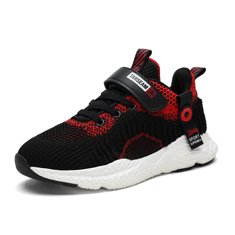 迈凯恩品牌abctree男童鞋子2019小学生跑步鞋飞织网面秋季小学生鞋