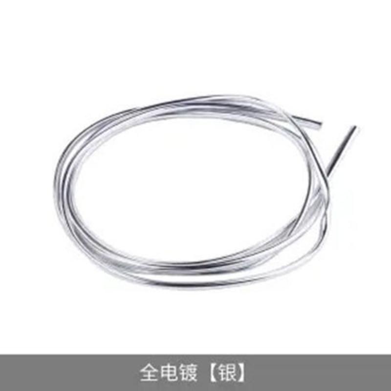 车门防撞条 汽车门边防擦防刮贴 亮面保护贴胶条通用装饰用品大全 [全电镀银]-店家推荐款 [20米实惠款]全车全包
