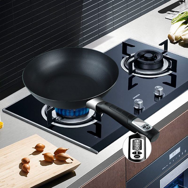 KMW 守望者智能炒锅 GPOT-ZN-LH3020001 智无烟健康炒锅不生锈防油烟 防焦糊 不粘锅炒锅 可定时锅具高清大图