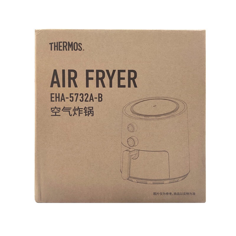 膳魔师THERMOS 空气炸锅 多功能无油炸锅 EHA-5732A-B高清大图