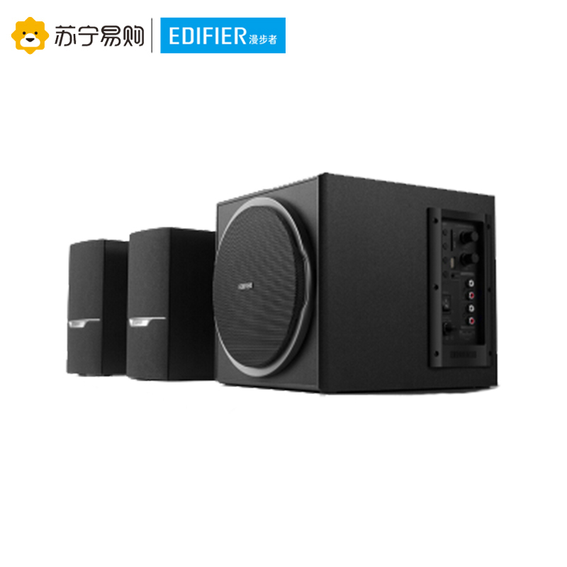 Edifier/漫步者 R303BT笔记本台式机电脑2.1音响全木质多媒体有源重低音炮家用客厅卧室蓝牙音箱