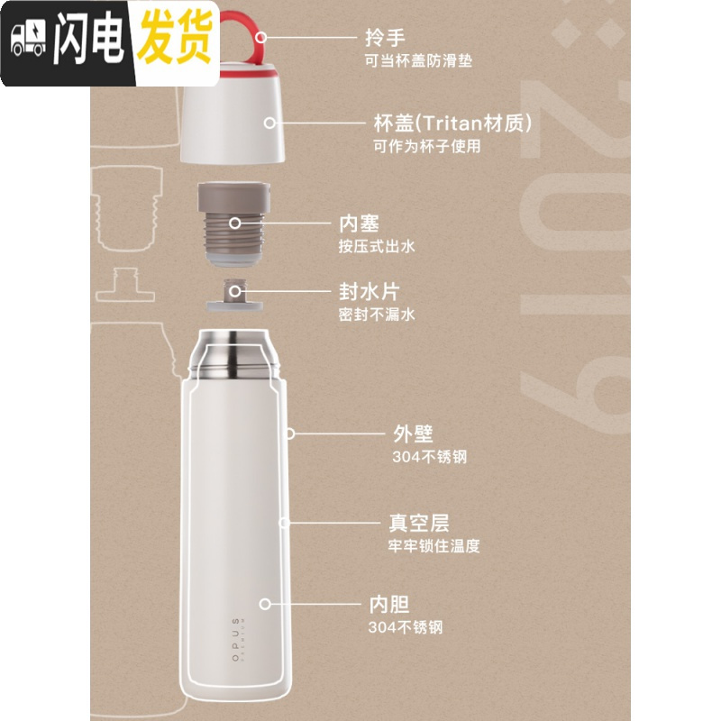 三维工匠保温杯大容量不锈钢保温壶女士水杯便携保温杯男泡茶杯学生 曜石黑