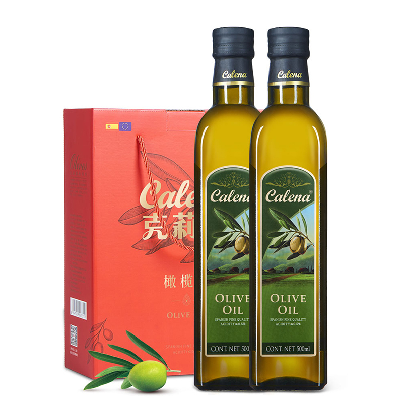 克莉娜纯正橄榄油500ml*2礼盒装