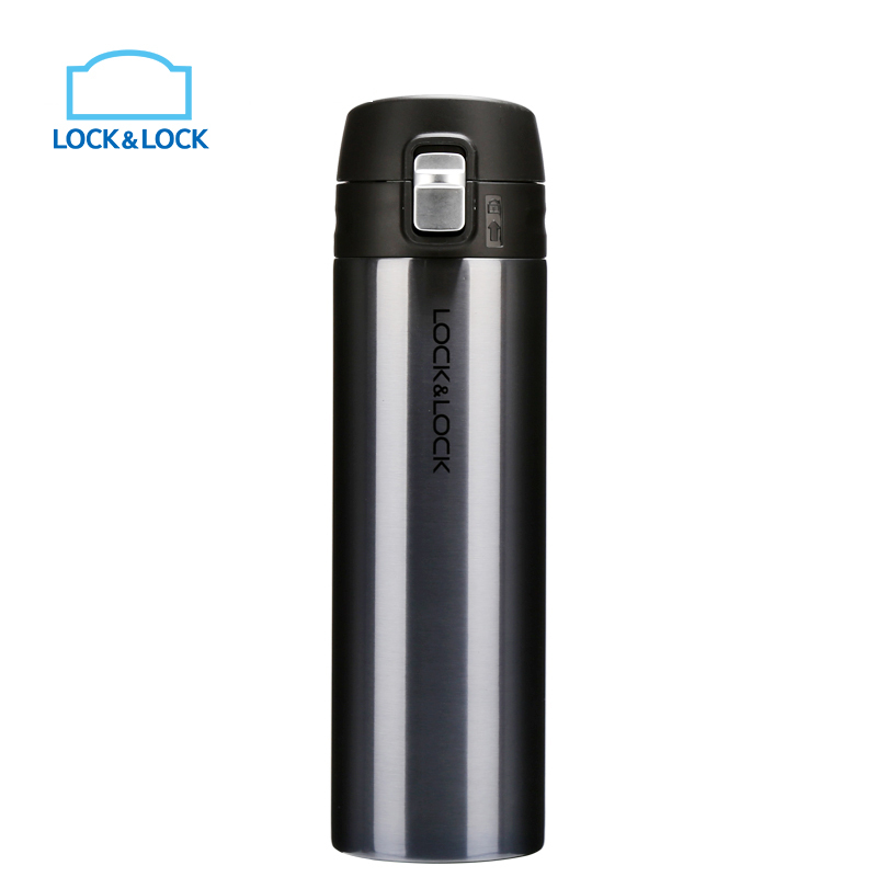 乐扣乐扣(lock&lock)菲特保温杯 水 杯子 弹跳杯304不锈钢 LHC3220SPG (500ml)宝石蓝色