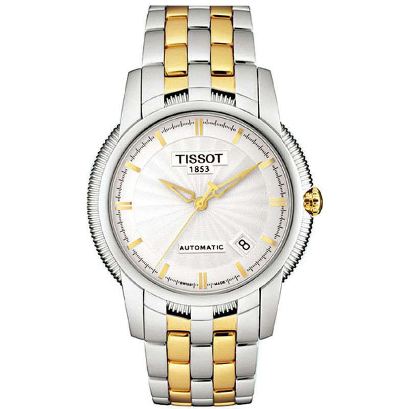 天梭 (TISSOT) 时尚 手表 宝环系列 休闲 间金 钢带 男士 女士 自动机械表 T97.1.483.31
