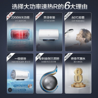 Haier/海尔 EC5002-R 50升小型储水式速热电热水器 家用卫生间洗澡租房可用