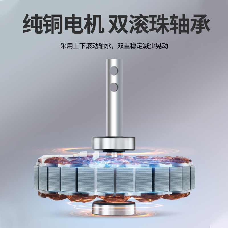 奥克斯遥控吊扇家用电风扇吊风扇铁叶工业吸顶1.4米吊顶扇 56寸五叶遥控款高清大图