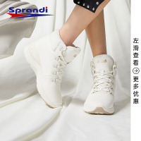 Sprandi斯潘迪运动鞋保暖雪地靴冬季高帮皮面保暖靴加绒增高鞋女S2948831