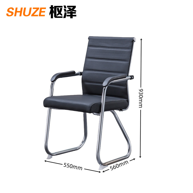 枢泽 会议椅 皮椅中背 把高清大图