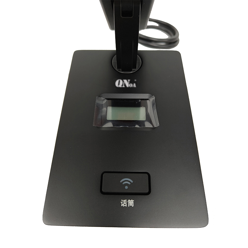 启诺 QN-AX986SD 有线短咪会议话筒 硅胶按键 黑色(台)高清大图