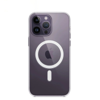适用苹果14ProMax手机壳磁吸iphone13promax保护套Plus透明硅胶7/8防摔全包pm保护套