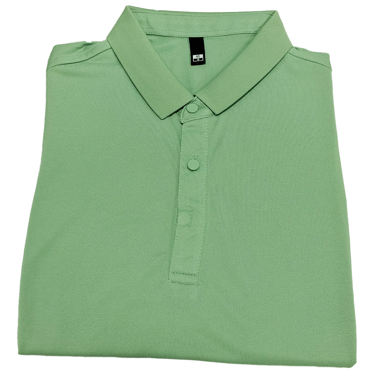 鸽护 短袖POLO定制 仿棉豆绿 件高清大图