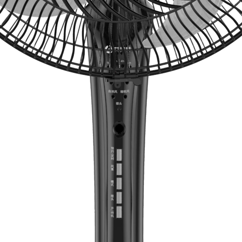 艾美特(AIRMATE)五叶3档家用遥控电风扇大风量空气循环摇头立式落地扇节能风扇轻音柔风定时落地扇风扇FS40-R51高清大图