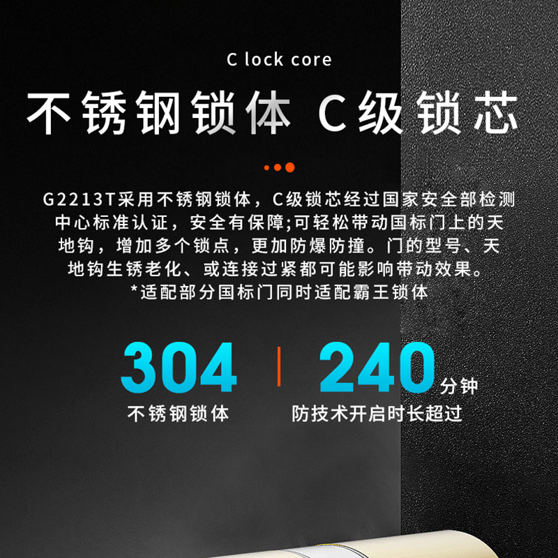 松下智能密码锁PEM6518F全自动体防盗门指纹刷卡钥匙电子锁