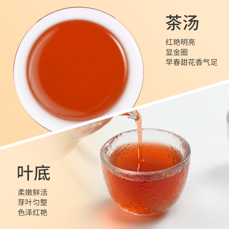 祥源茶红茶 早春祁红香螺祁门红茶浓香特级40g罐装茶叶尝鲜自己喝送礼物高清大图
