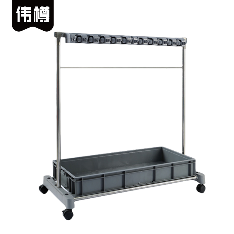 伟樽拖把架10挂12钩100*46*100cm个高清大图