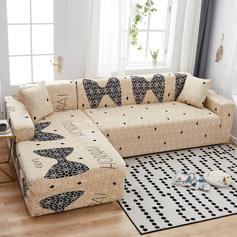 沙发套罩全包萬能套简约通用弹力沙发罩懒人全 几何() 组合套装(贵妃位190-230cm+XL码(235-300c高清大图