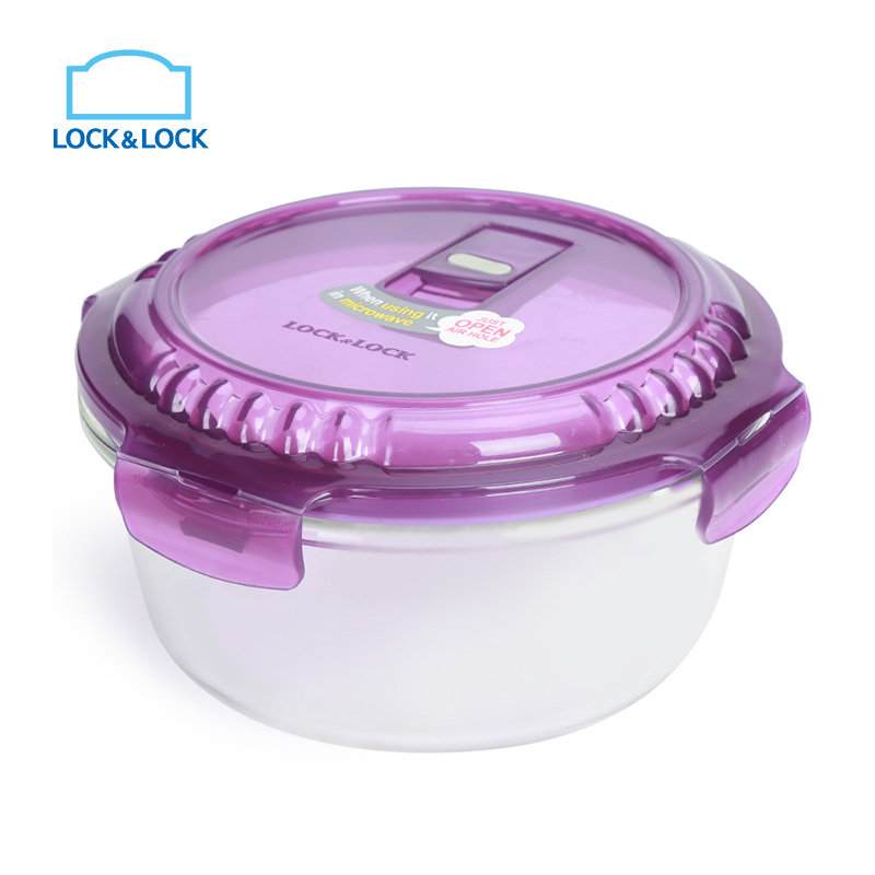乐扣乐扣(lock&lock) 耐热玻璃保鲜盒 LLG831VOL 650ML高清大图