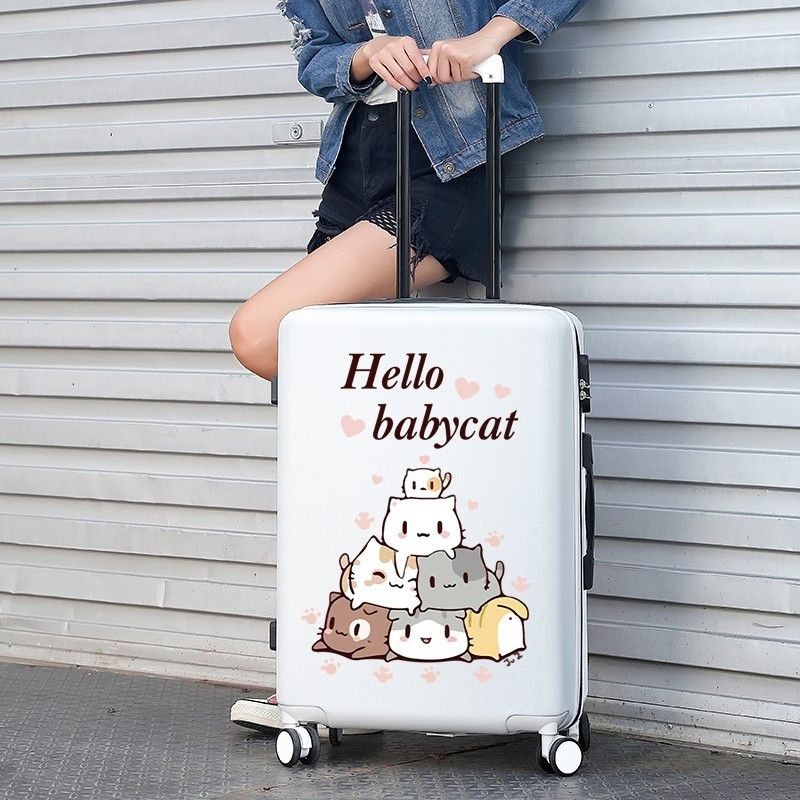 澈旅行李箱ins网红新款2020拉杆箱24寸可爱韩版日系少女皮箱子大学生