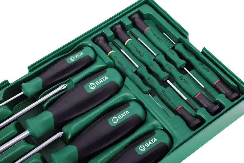 世达(SATA)工具托组套-13件螺丝批 09913 3095069单位:套高清大图