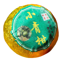 吾家(WU JIA) 新会小青柑500g A 陈皮生晒 普洱茶熟茶 小青桔茶 叶茶黑茶