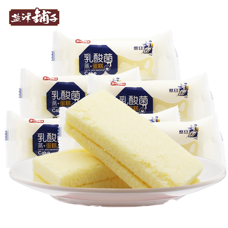 盐津铺子乳酸菌蒸蛋糕散装500g办公室休闲零食饼干蛋糕点心参数