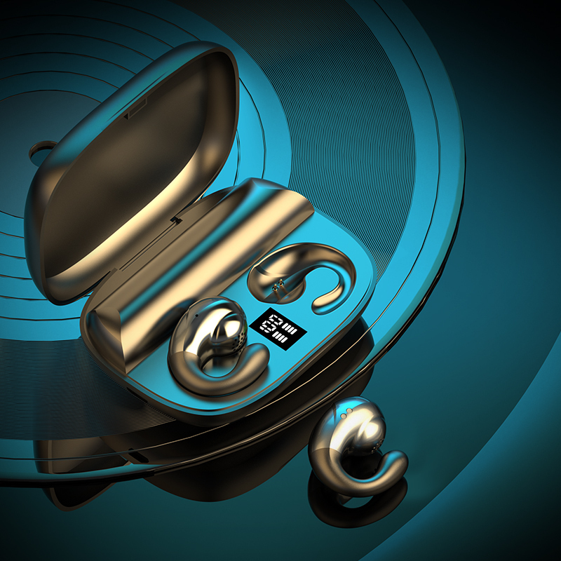 夏新s19骨感传导蓝牙耳机真无线不入耳2023新款运动超长续航久戴不痛